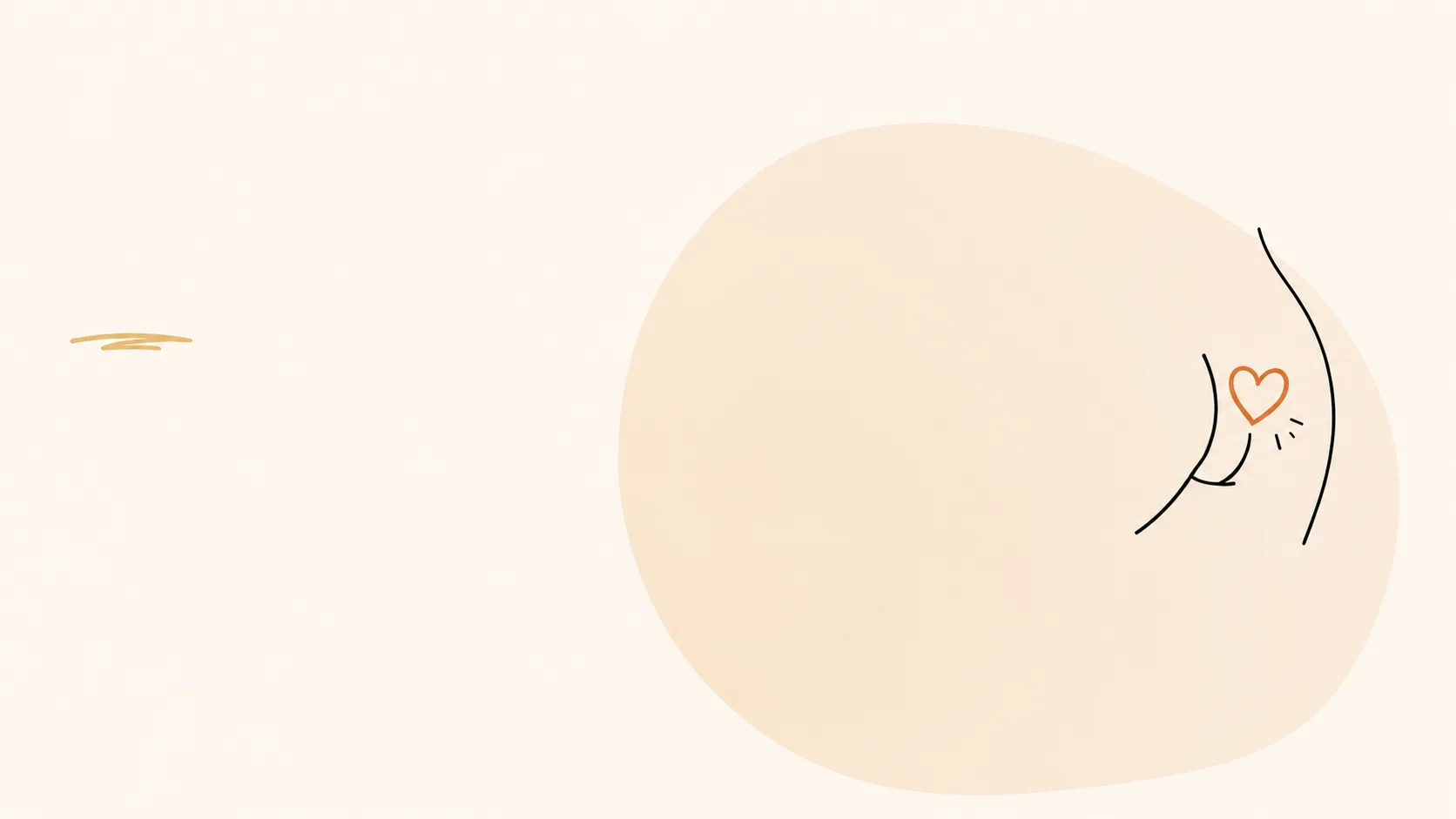A simple line illustration representing private, supportive health tracking
